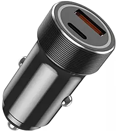 Автомобильное зарядное устройство Jellico F3 20w PD USB-C/USB-A ports car charger black - фото Автомобильное зарядное устройство Jellico F3 20w PD USB-C/USB-A ports car charger black
