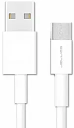 Кабель Jellico NY-11 USB-A - Type-C 10.5w 1м cable White - фото Кабель Jellico NY-11 USB-A - Type-C 10.5w 1м cable White