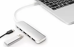 USB Type-C хаб Digitus Multi HUB White (DA-70242-1) - мініатюра 3