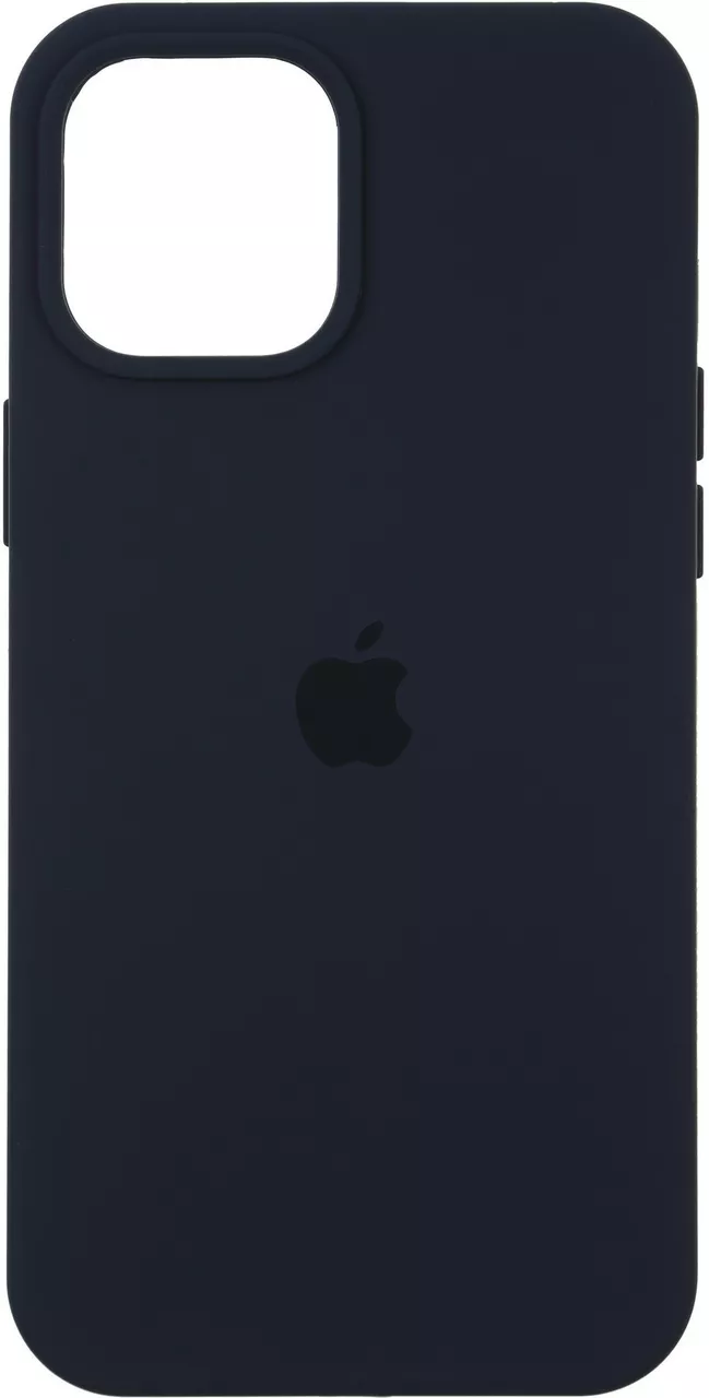 Чехол Silicone Case Full для Apple iPhone 12, iPhone 12 Pro Midnight Blue - фото 1
