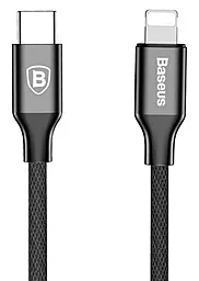 Кабель Baseus Yiven USB Type-C - Lightning 18w 3a 1м PD сable Black (CATLYW-C01)