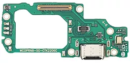 Нижня плата Oppo Reno 8 5G з роз'ємом зарядки, з мікрофоном - фото Нижня плата Oppo Reno 8 5G з роз'ємом зарядки, з мікрофоном