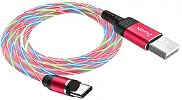 USB Кабель Hoco U90 Ingenious Streamer USB Type-C Red