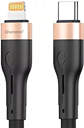 Кабель Charome C23-05 USB Type-C - Lightning 20w 3a 1м PD сable Black - фото Кабель Charome C23-05 USB Type-C - Lightning 20w 3a 1м PD сable Black