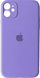 Чохол Silicone Case Full Camera для Apple IPhone 12  Lilac