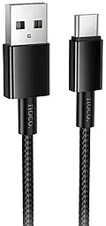Кабель Hoco X119 Energy USB-A - Type-C 15w 3a 1м cable Black - фото Кабель Hoco X119 Energy USB-A - Type-C 15w 3a 1м cable Black