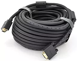 Видеокабель VG-30 VGA 1080p 60hz 30m black (YT-VGA(M) / (M)3+6VG-30) Veggieg