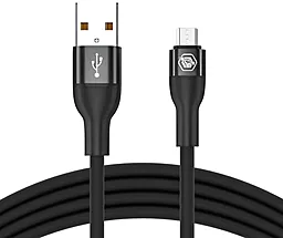 Кабель USB Powermax Silicat 2.4A micro USB Cable Black