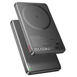 Повербанк Hoco Q26 Magsafe 5000 mAh 20W PD/QC Gray - фото Повербанк Hoco Q26 Magsafe 5000 mAh 20W PD/QC Gray