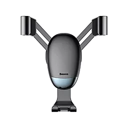 Тримач з автозатисканням Baseus Mini Gravity Car Vent Mount Holder Black (SUYL-G01) - фото Тримач з автозатисканням Baseus Mini Gravity Car Vent Mount Holder Black (SUYL-G01)