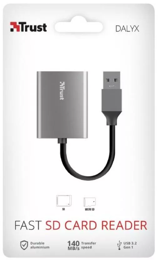 Картридер Trust Dalyx Fast USB 3.2 Card reader - фото 6