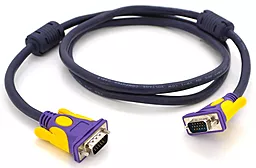 Видеокабель VGA 1080p 60hz 1.5m purple (YT-VGA(M) / (M)3+4PR-1.5m) Merlion