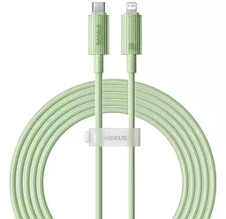 Кабель Baseus Habitat Series USB Type-C - Lightning 20w 3a 2м PD сable Green (P10360201631-01) - фото Кабель Baseus Habitat Series USB Type-C - Lightning 20w 3a 2м PD сable Green (P10360201631-01)