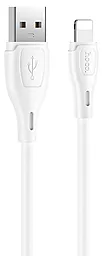 Кабель USB Hoco X61 Ultimate Silicone Lightning Cable 2,4A White