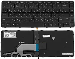 Клавиатура для ноутбука HP ProBook 430 G2 440 G3 с подсветкой клавиш с джойстиком, черная