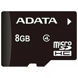 Карта пам'яті ADATA microSDHC 8GB Class 4 (AUSDH8GCL4-R)