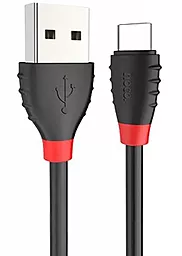 Кабель Hoco X27 Excellent USB-A - Type-C 12w 2.4a 1.2м cable Black - фото Кабель Hoco X27 Excellent USB-A - Type-C 12w 2.4a 1.2м cable Black