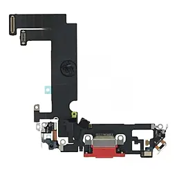 Нижній шлейф Apple iPhone 12 mini з роз'ємом зарядки, з мікрофоном Original - знятий з телефону Red