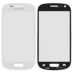 Корпусное стекло дисплея Samsung Galaxy S3 mini I8190 White