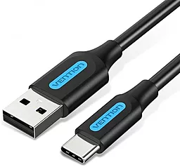Кабель Vention USB-A - Type-C 10w 1м cable Black (COKBF) - фото Кабель Vention USB-A - Type-C 10w 1м cable Black (COKBF)