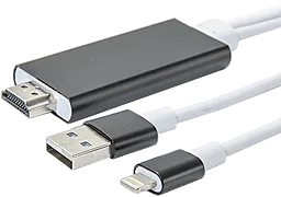 Видеокабель для Apple Lightning to HDMI Media Аdapter White / Black