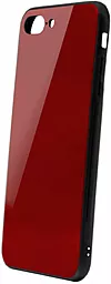 Чехол Intaleo Real Glass Apple iPhone 7 Plus Red (1283126484339)