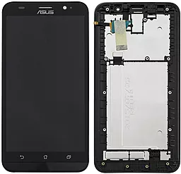 Дисплей Asus ZenFone 2 ZE551ML (Z008D, Z008) с тачскрином и рамкой, Black - фото Дисплей Asus ZenFone 2 ZE551ML (Z008D, Z008) с тачскрином и рамкой, Black