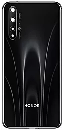 Задняя крышка корпуса Huawei Honor 20S со стеклом камеры, Original Black - фото Задняя крышка корпуса Huawei Honor 20S со стеклом камеры, Original Black