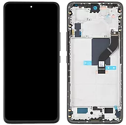 Дисплей Xiaomi 12 Lite с тачскрином и рамкой, оригинал, Black