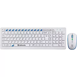 Комплект (клавиатура+мышка) Defender Skyline 895 Nano (45895) White