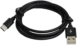 Кабель Patron USB-A - Type-C 12w 2.4 a 1м cable Black (CAB-PN-USB-TYPEC-1-B)