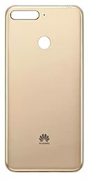 Задня кришка корпусу Huawei Y6 2018, Y6 Prime 2018 з логотипом "Huawei" Gold