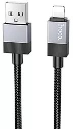 Кабель Hoco X110 USB-A - Lightning 12w 2.4a 1м cable black - фото Кабель Hoco X110 USB-A - Lightning 12w 2.4a 1м cable black