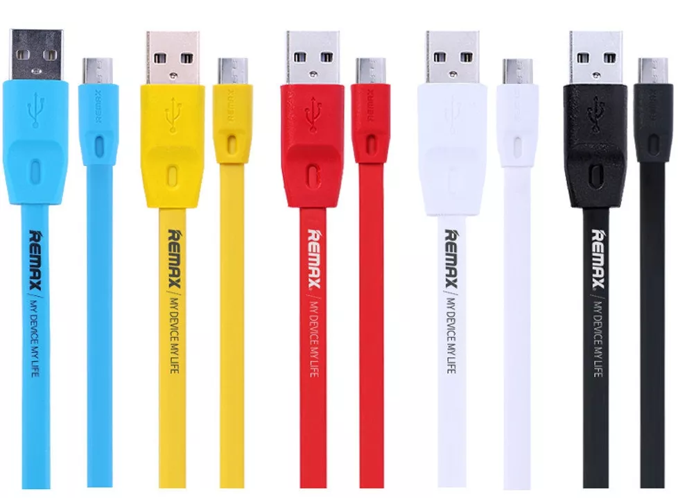 Кабель Remax Full Speed USB-A - micro USB 12w 2.4a 1м cable White (RC-001m) - фото 2