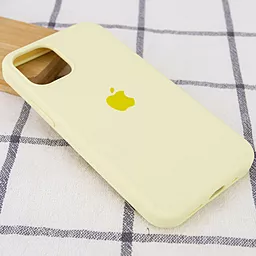 Чехол Silicone Case Full для Apple iPhone 13 Pro Max Mellow Yellow - миниатюра 2