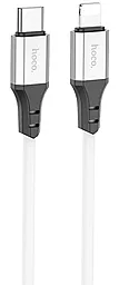 Кабель Hoco X86 Spear USB Type-C - Lightning 20w 3a 1м PD сable White - фото Кабель Hoco X86 Spear USB Type-C - Lightning 20w 3a 1м PD сable White