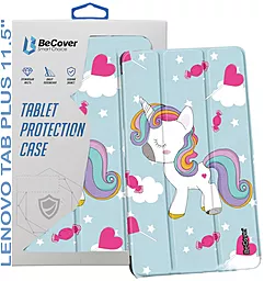 Чехол для планшета BeCover Smart Case для Lenovo Tab Plus 11.5" Unicorn (711847) - фото Чехол для планшета BeCover Smart Case для Lenovo Tab Plus 11.5" Unicorn (711847)