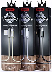 Кабель Remax Emperor USB-A - Type-C 12w 2.4a 1м cable Gold (RC-054a) - миниатюра 2 Кабель Remax Emperor USB-A - Type-C 12w 2.4a 1м cable Gold (RC-054a) - миниатюра 2
