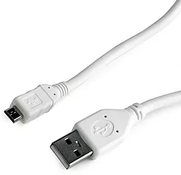 Кабель USB Cablexpert Premium micro USB Cable White (CCP-mUSB2-AMBM-W-1M) - миниатюра 2