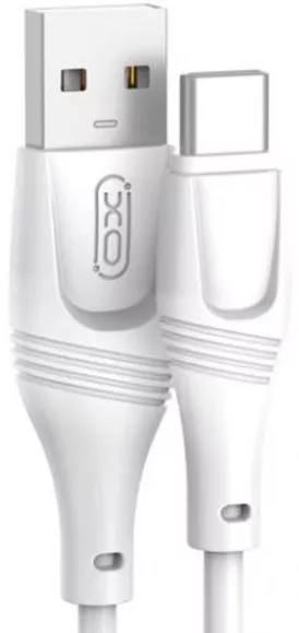 Кабель XO NB238 USB-A - Type-C 12w 2.4a 1м cable White - фото 1