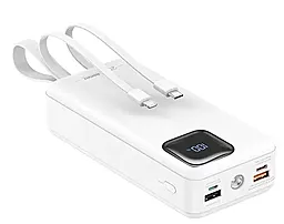 Повербанк Remax RPP-550 Suji 30000 mAh 22.5W White - фото Повербанк Remax RPP-550 Suji 30000 mAh 22.5W White