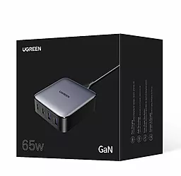 Сетевое зарядное устройство Ugreen CD327 65w 2xUSB-C/2xUSB-A ports fast charger grey (90747) - миниатюра 6 Сетевое зарядное устройство Ugreen CD327 65w 2xUSB-C/2xUSB-A ports fast charger grey (90747) - миниатюра 6