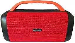 Колонки акустические SOMHO S608 Red - фото Колонки акустические SOMHO S608 Red