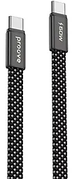 Кабель Proove AirLine USB Type-C - Type-C 60w 3a 1м PD cable Black (CCAI60002201) - фото Кабель Proove AirLine USB Type-C - Type-C 60w 3a 1м PD cable Black (CCAI60002201)