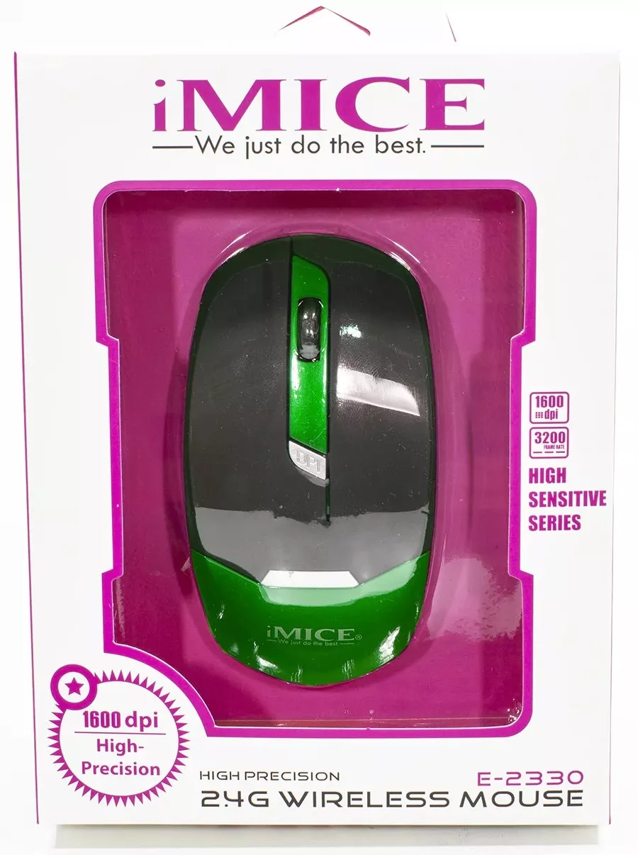Компьютерная мышка iMICE E-2330 Green - фото 7