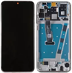 Дисплей Huawei P30 Lite, Nova 4e (24 MP) с тачскрином и рамкой, White - фото Дисплей Huawei P30 Lite, Nova 4e (24 MP) с тачскрином и рамкой, White