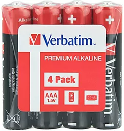 Батарейки Verbatim AАA (LR03) 4шт (49500)