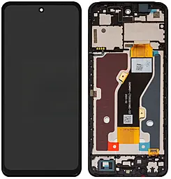 Дисплей ZTE Blade A75 4G (Z2359) с тачскрином и рамкой, Black - фото Дисплей ZTE Blade A75 4G (Z2359) с тачскрином и рамкой, Black