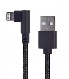 Кабель Cablexpert USB-A - Lightning 10w 0.2м cable Black (CC-USB2-AMLML-0.2M) - фото Кабель Cablexpert USB-A - Lightning 10w 0.2м cable Black (CC-USB2-AMLML-0.2M)