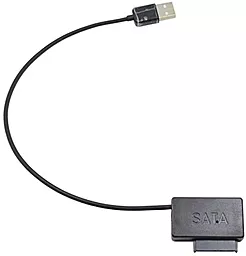 Адаптер с кабелем для передачи данных Maiwo K102-U2S USB 2.0 SlimLine SATA 13 pin 0.3 м - миниатюра 2